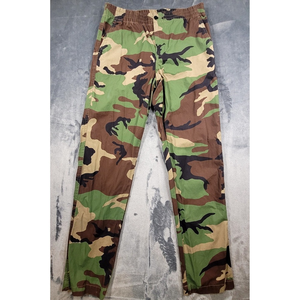 Polo Ralph Lauren Camo Joggers  Casual Pants Size 18 Woodland Hiking Green